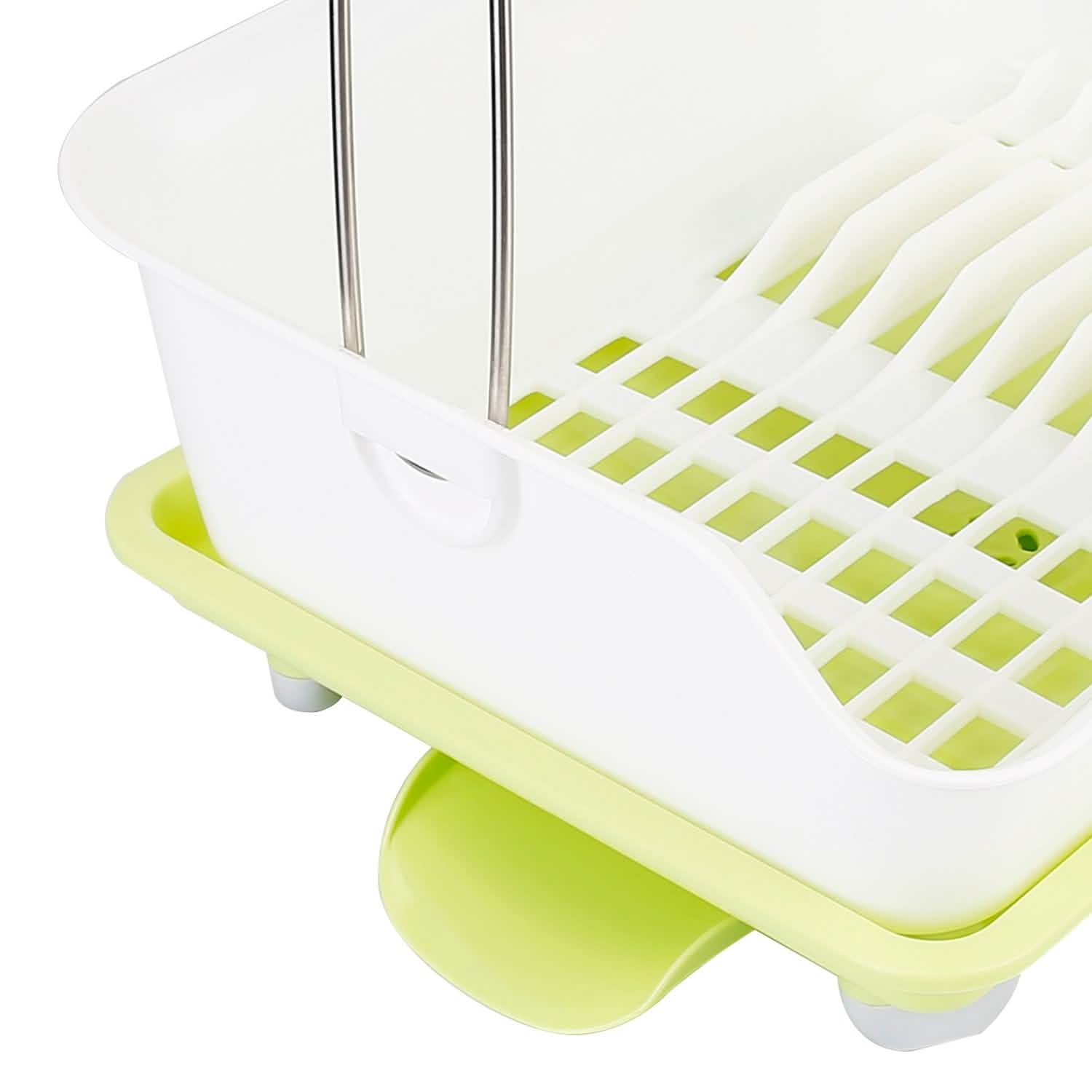 2-Tier Dish Drying Rack Cutlery Drainer DailySale