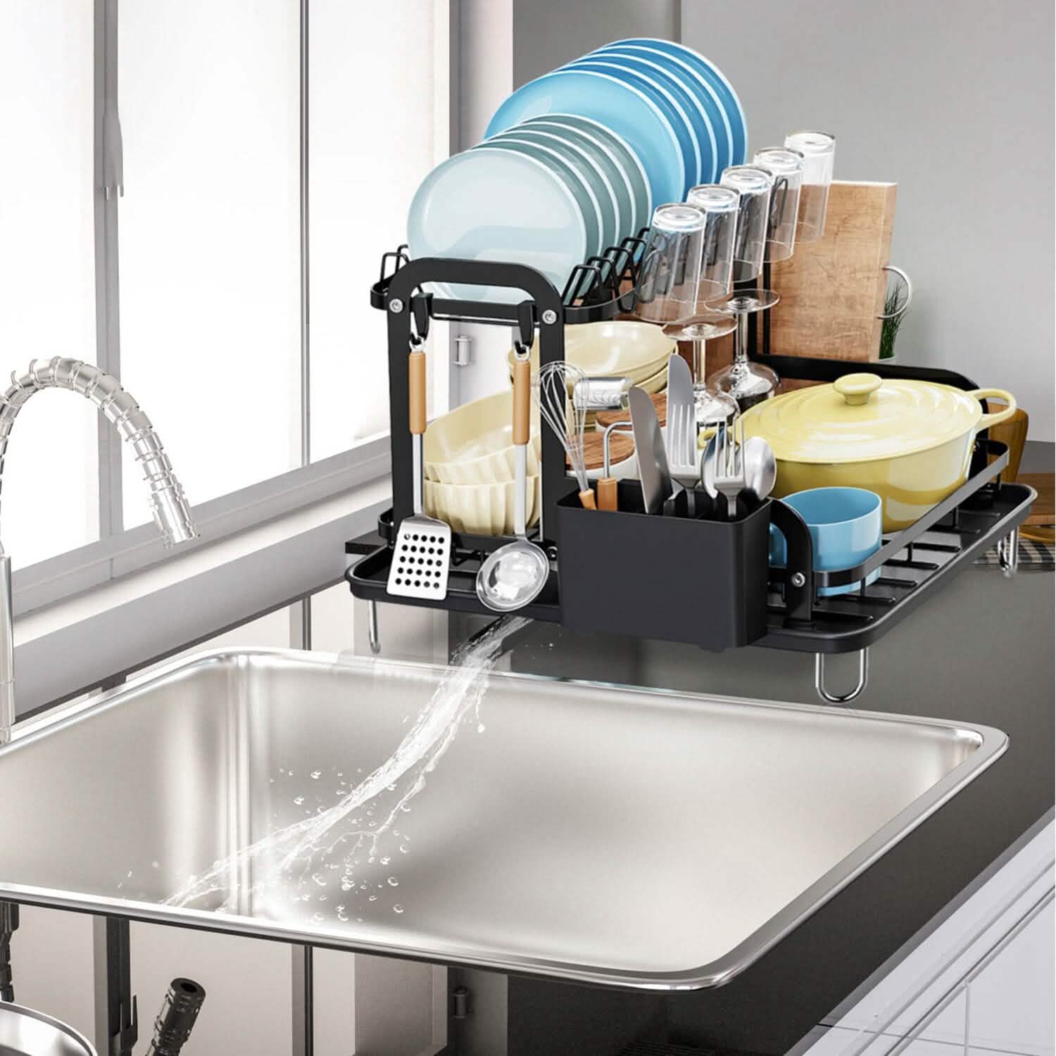 2-Tier Dish Drying Rack DailySale