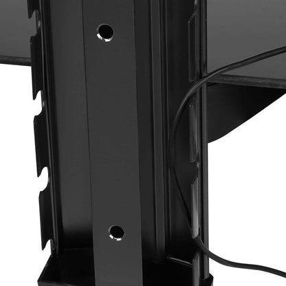 2 Tier Dual Glass Shelf Wall Mount DailySale