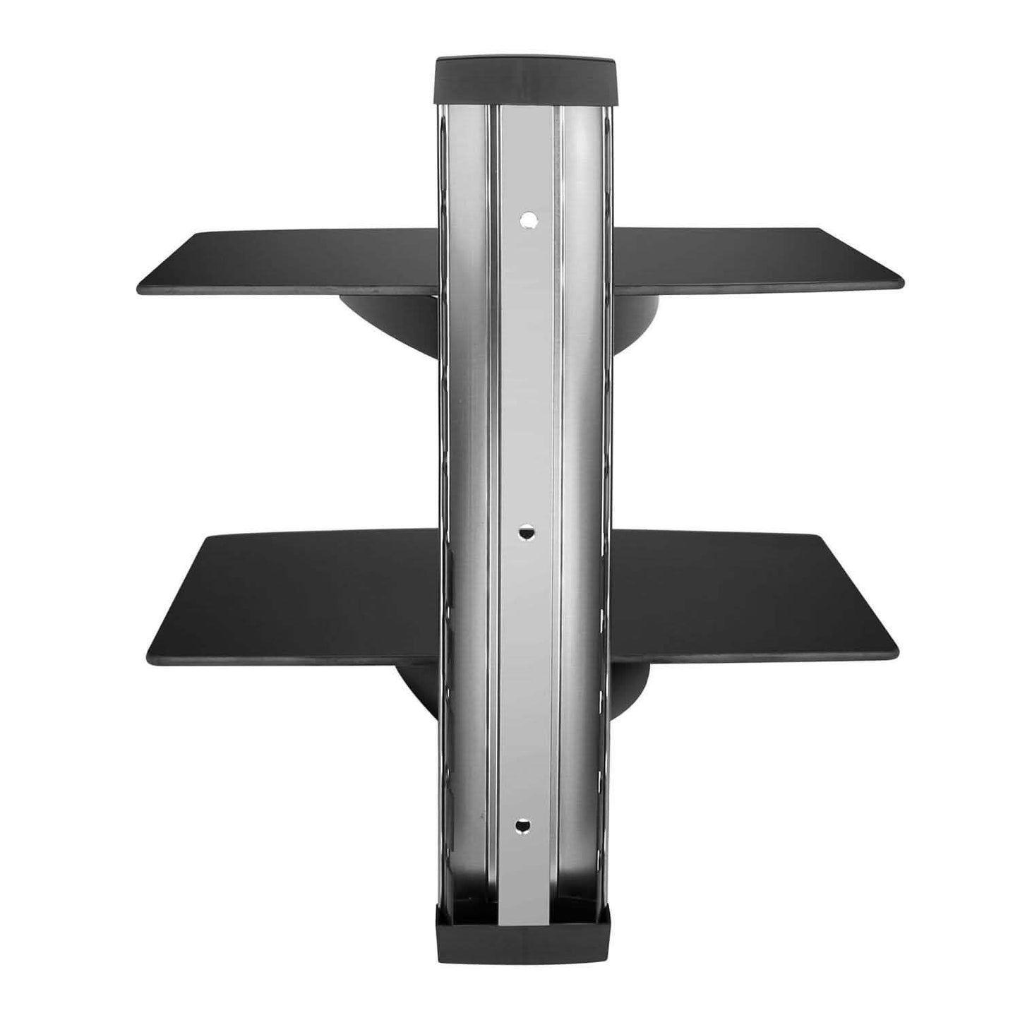 2 Tier Dual Glass Shelf Wall Mount DailySale