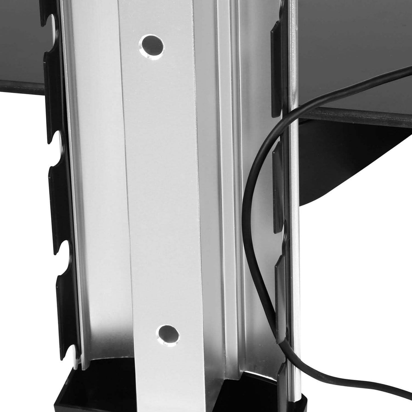 2 Tier Dual Glass Shelf Wall Mount DailySale