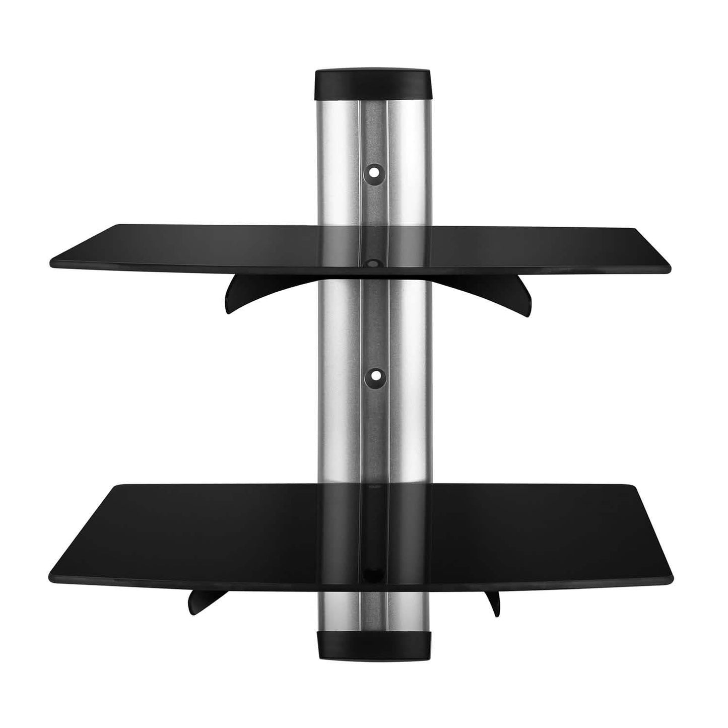 2 Tier Dual Glass Shelf Wall Mount DailySale