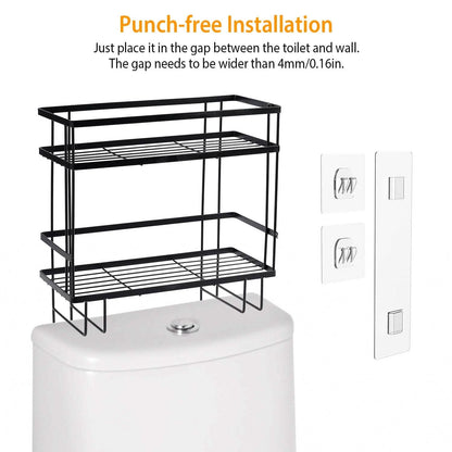 2-Tier Over the Toilet Storage Shelf Rack DailySale