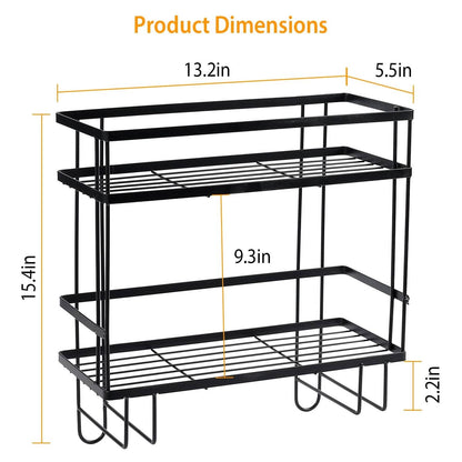 2-Tier Over the Toilet Storage Shelf Rack DailySale