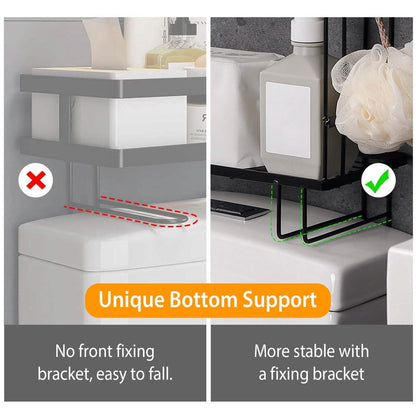 2-Tier Over the Toilet Storage Shelf Rack DailySale