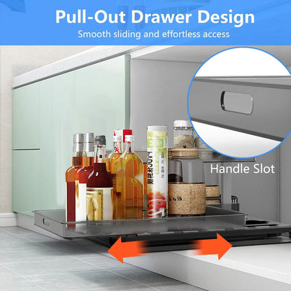 2-Tier Pull Out Under Sink Organizer DailySale