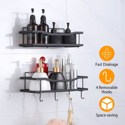 2-Tier Shower Caddy Shelf Holder DailySale