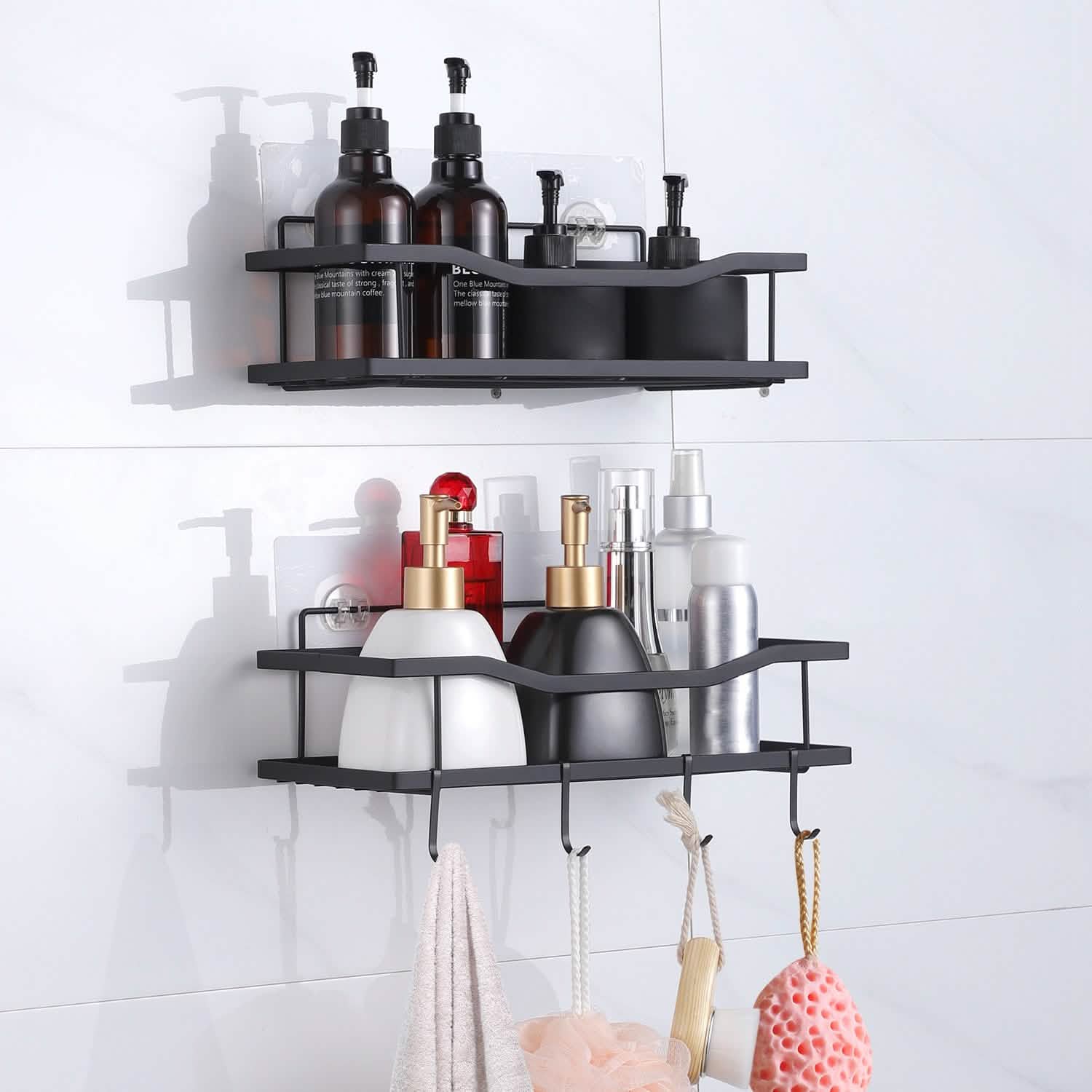 2-Tier Shower Caddy Shelf Holder DailySale