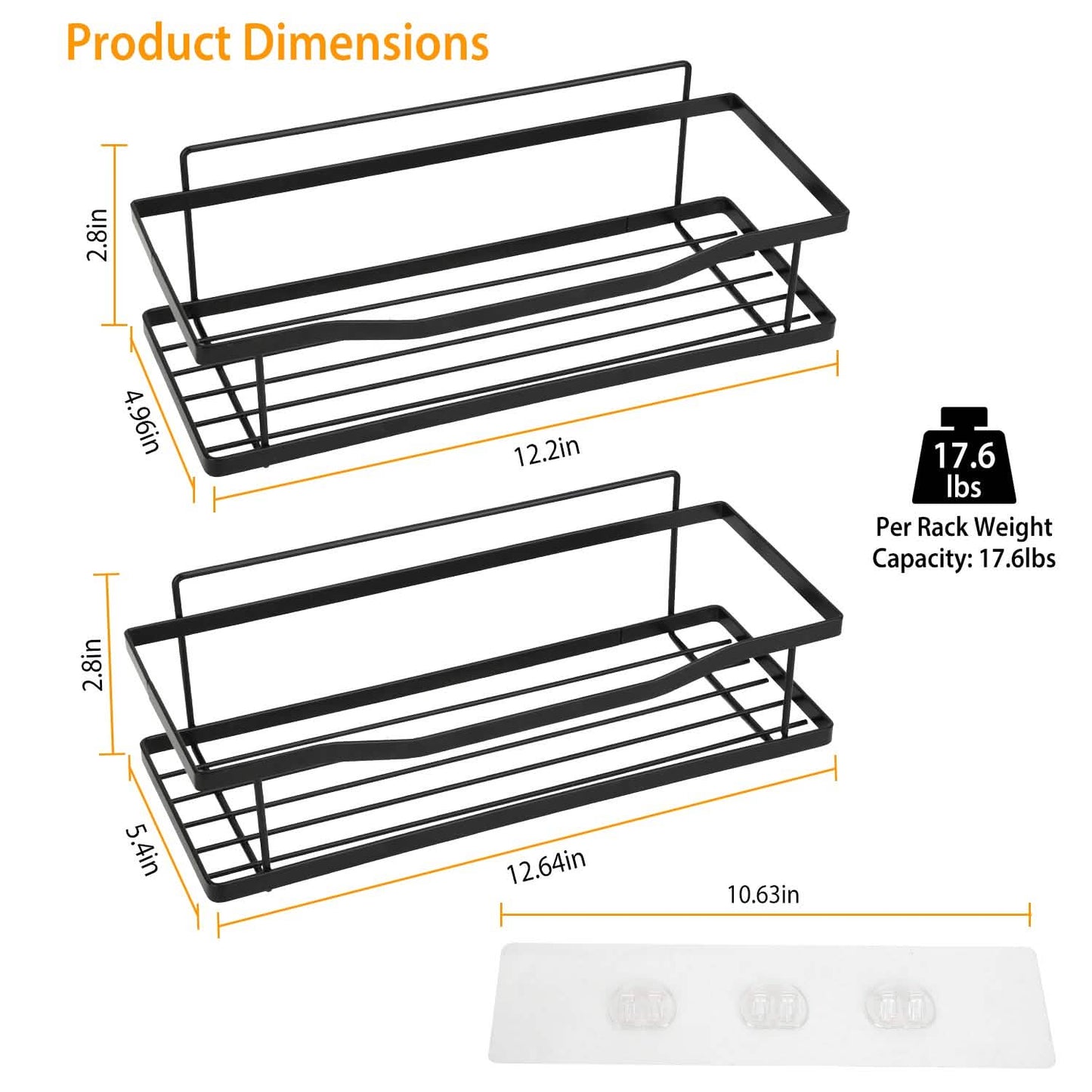 2-Tier Shower Caddy Shelf Holder DailySale
