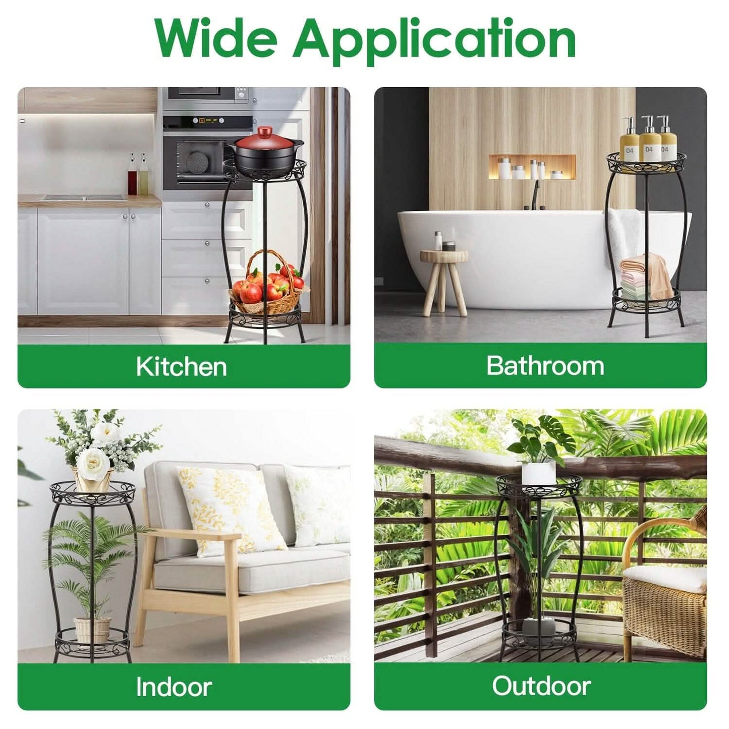 2-Tier Tall Plant Stand Rack Holder DailySale