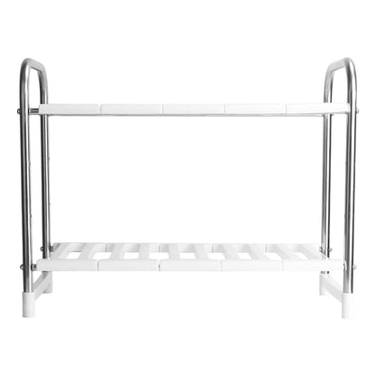 2-Tier Under Sink Organizer Retractable Kitchen Rack Holder DailySale