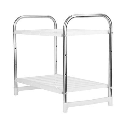 2-Tier Under Sink Organizer Retractable Kitchen Rack Holder DailySale