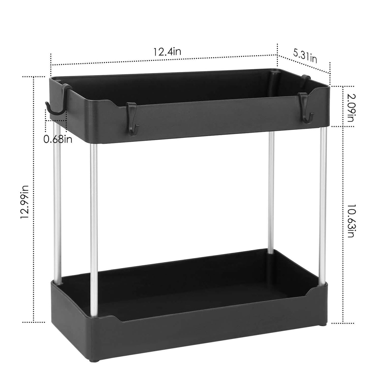 2-Tier Under Sink Shelf Organizer DailySale