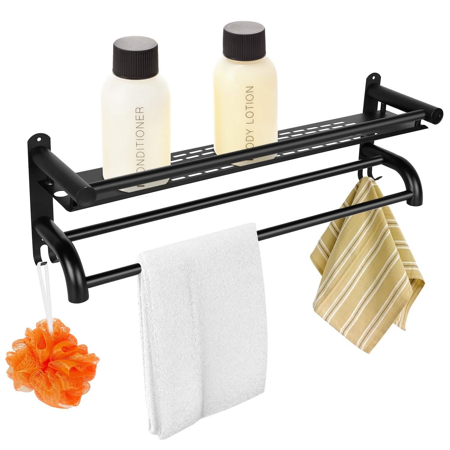 2-Tier Wall Mounted Towel Rack DailySale