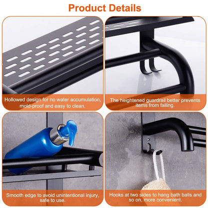 2-Tier Wall Mounted Towel Rack DailySale