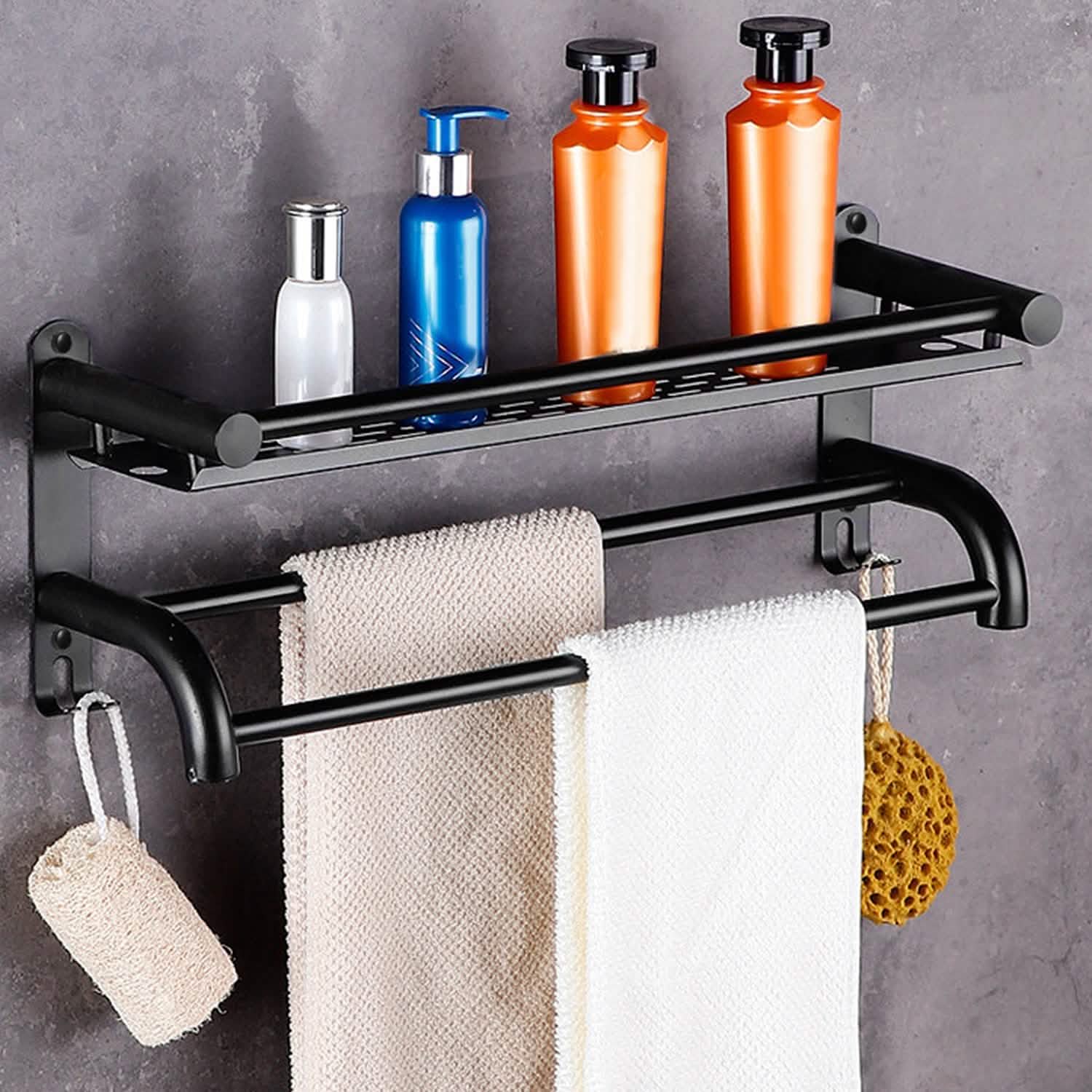 2-Tier Wall Mounted Towel Rack DailySale