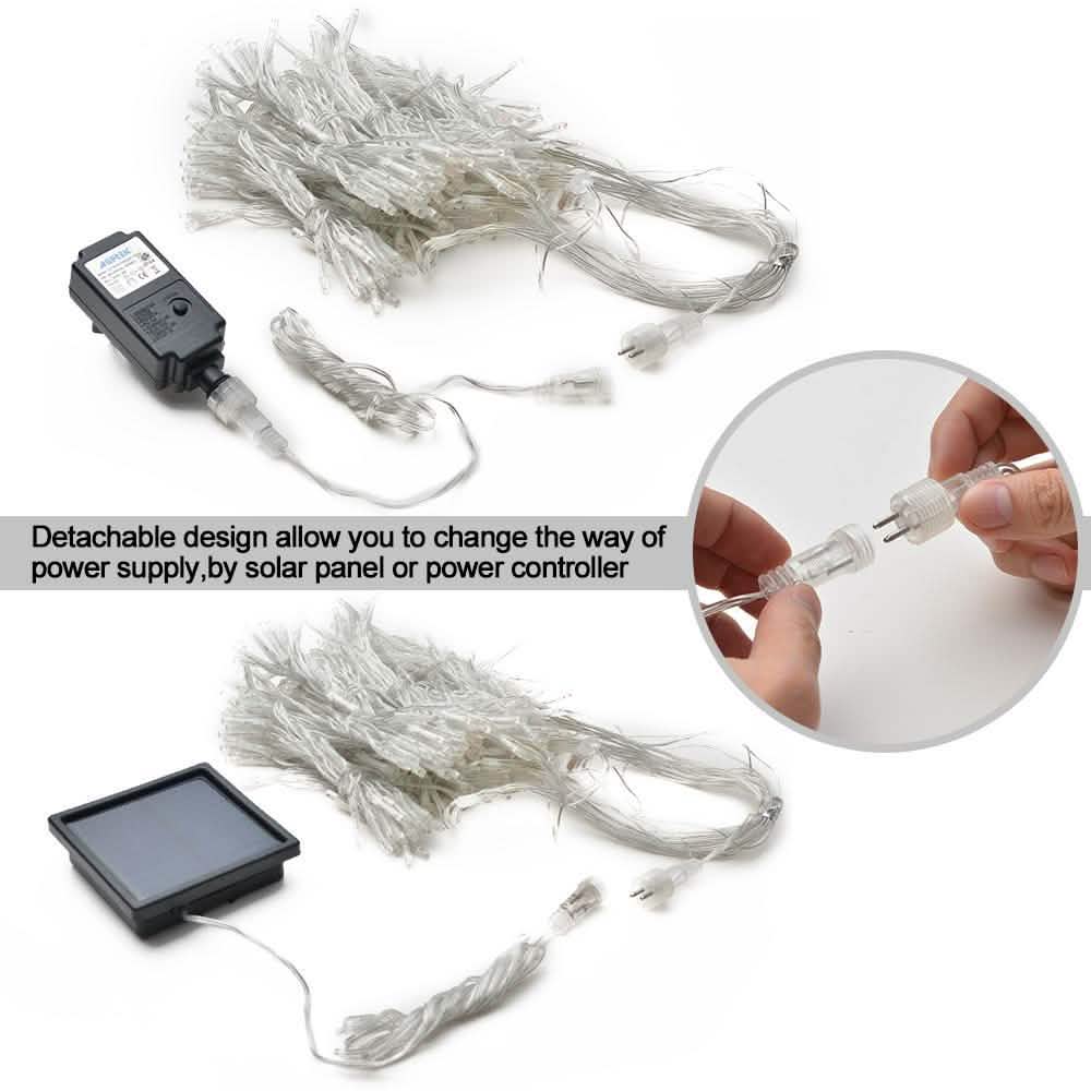 2-Way Operated Curtains Light Solar Power Controller DailySale