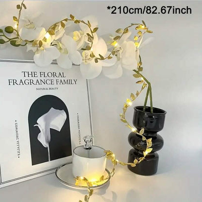 20 LED Golden Leaf Fairy Lights DailySale