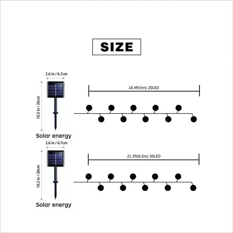 20 LED Moroccan Ball Solar String Lights DailySale