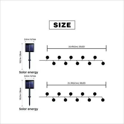 20 LED Moroccan Ball Solar String Lights DailySale