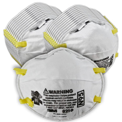 20-Pack: 3M Personal Protective Equipment 8210 Particulate Respirator DailySale