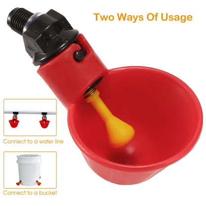 20-Pack: Chicken Waterer Automatic Drinker DailySale