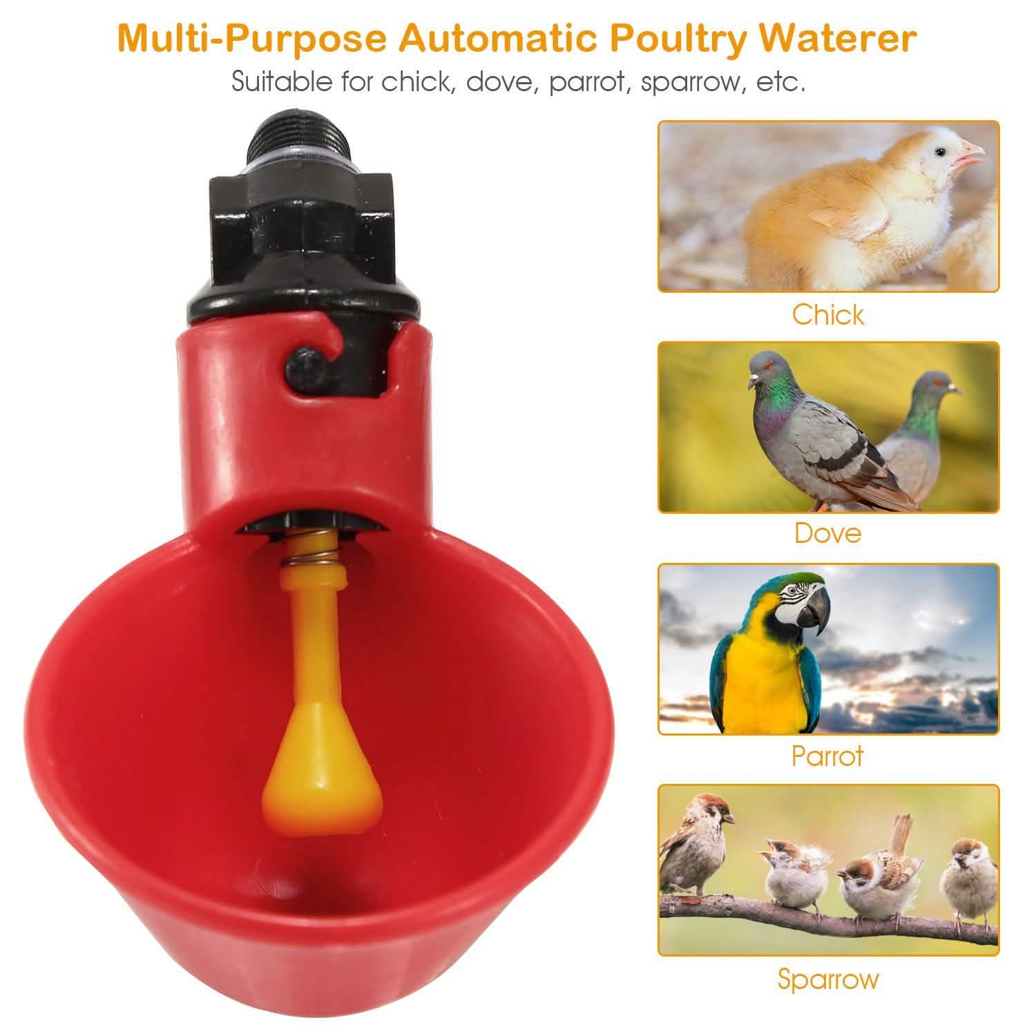 20-Pack: Chicken Waterer Automatic Drinker DailySale