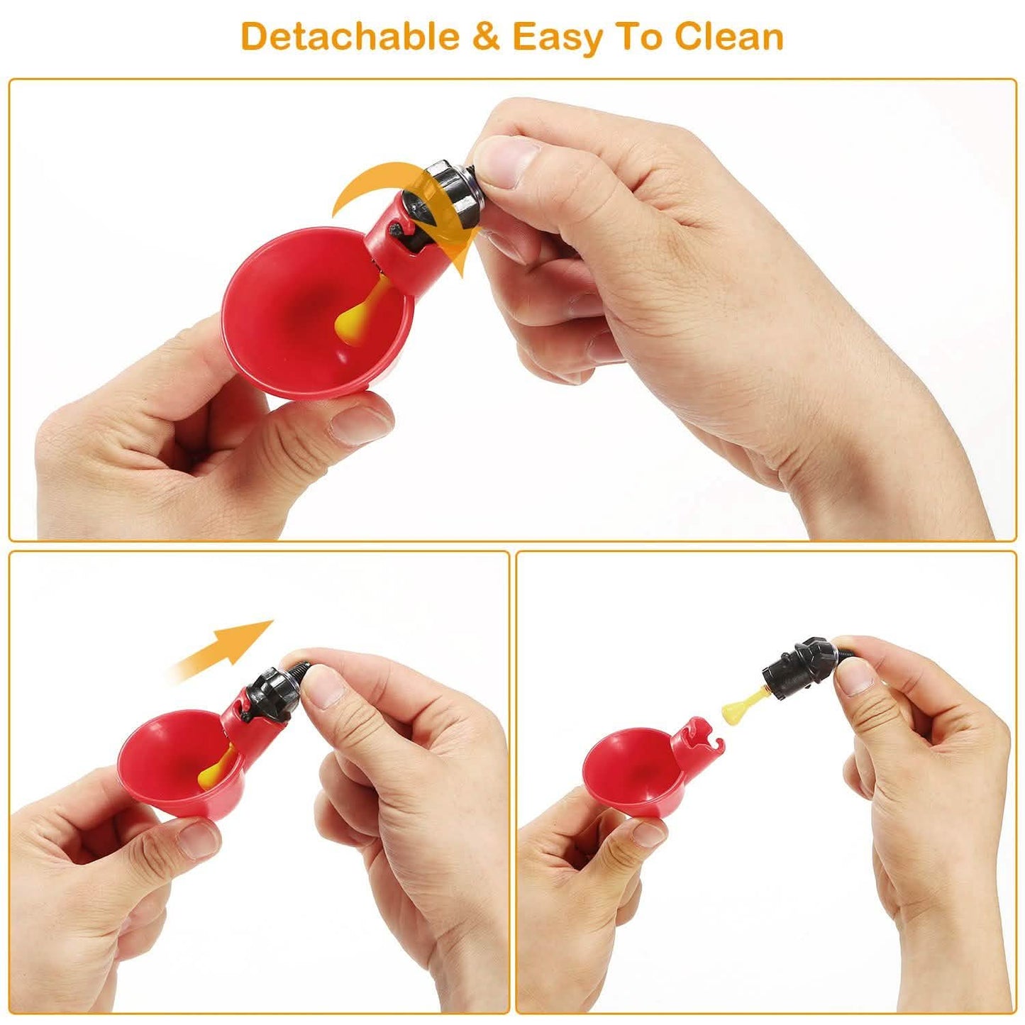20-Pack: Chicken Waterer Automatic Drinker DailySale