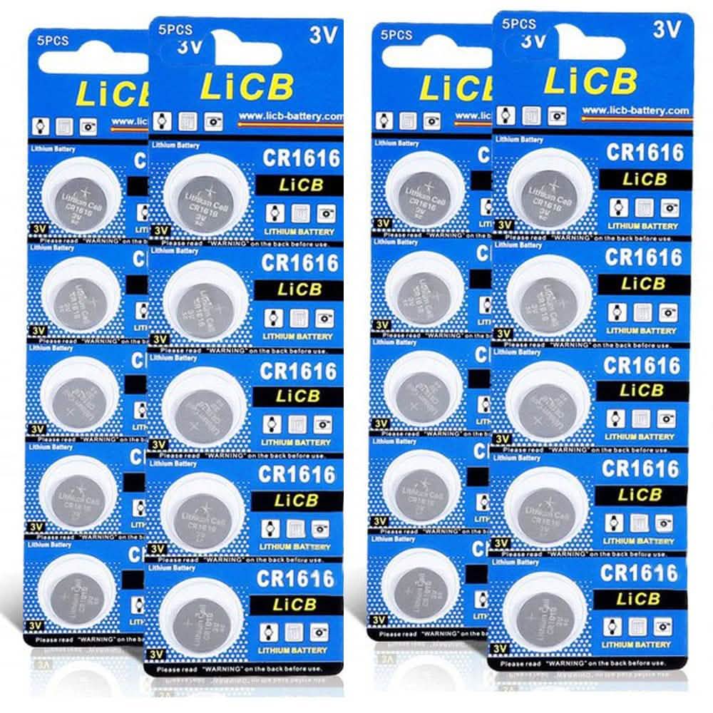 20-Pack: CR 1616 3V Lithium Batteries DailySale
