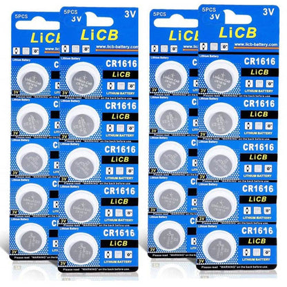 20-Pack: CR 1616 3V Lithium Batteries DailySale