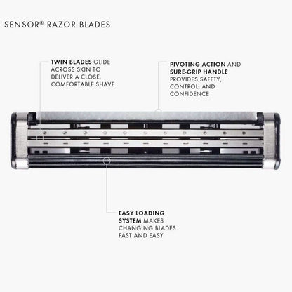 20-Pack: Gillette Sensor Razor Refill Cartridges DailySale