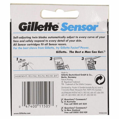 20-Pack: Gillette Sensor Razor Refill Cartridges DailySale