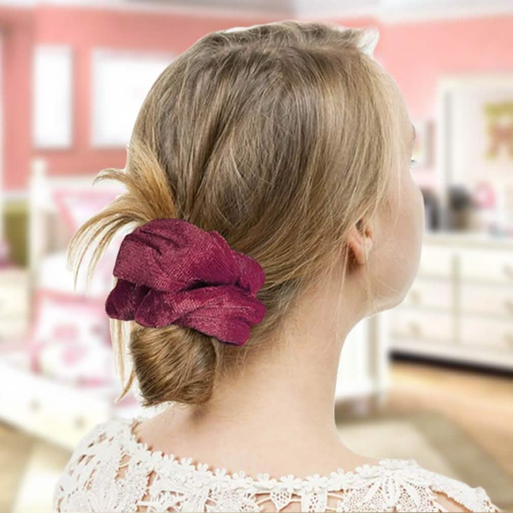 20-Pack: Premium Velvet Elastic Hair Scrunchies DailySale