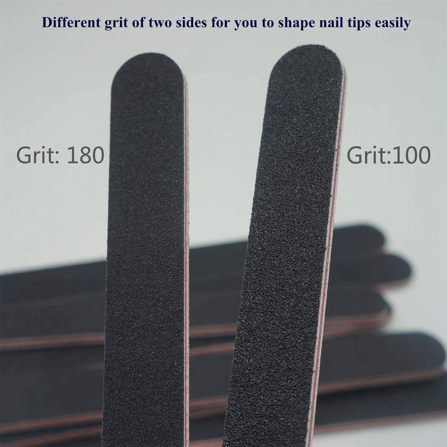 20-Pack: Professional Double Sided 100/180 Grit Nail Files DailySale