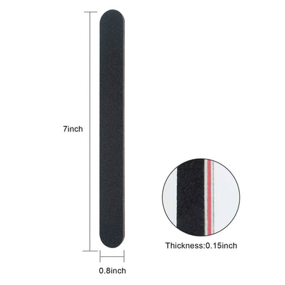 20-Pack: Professional Double Sided 100/180 Grit Nail Files DailySale