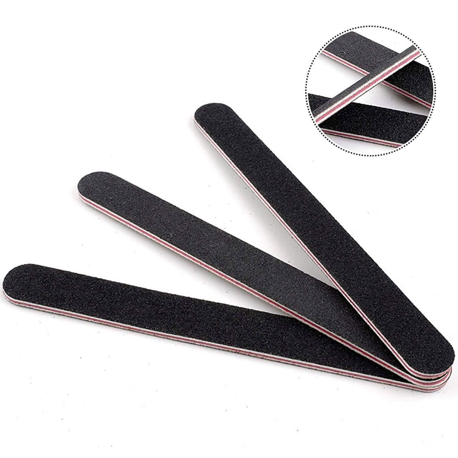 20-Pack: Professional Double Sided 100/180 Grit Nail Files DailySale