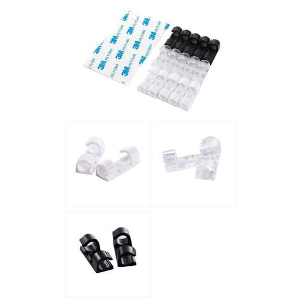 20-Pack: Self-adhesive Wire Organizer Line Cable Clip DailySale