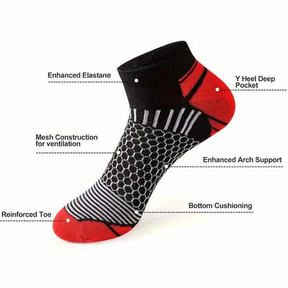 20-Pairs: Men's Outdoor Color Matching Low-Top Socks DailySale