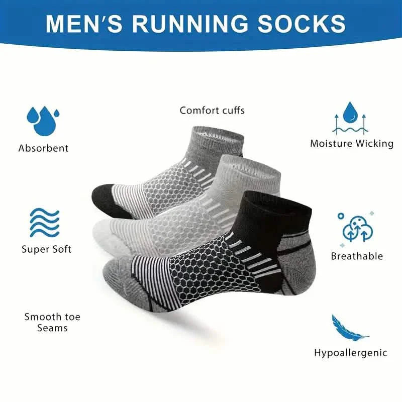 20-Pairs: Men's Outdoor Color Matching Low-Top Socks DailySale