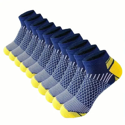 20-Pairs: Men's Outdoor Color Matching Low-Top Socks DailySale