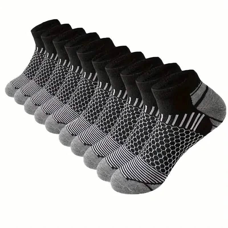 20-Pairs: Men's Outdoor Color Matching Low-Top Socks DailySale