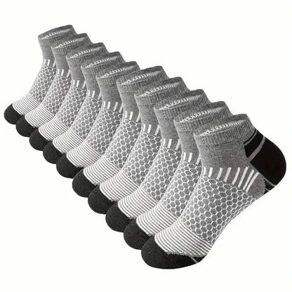 20-Pairs: Men's Outdoor Color Matching Low-Top Socks DailySale