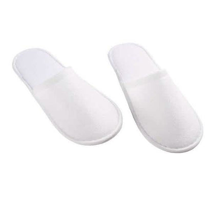 20-Pairs: Spa Hotel Guest Soft Slippers Closed Toe Disposable Travel Slipper DailySale