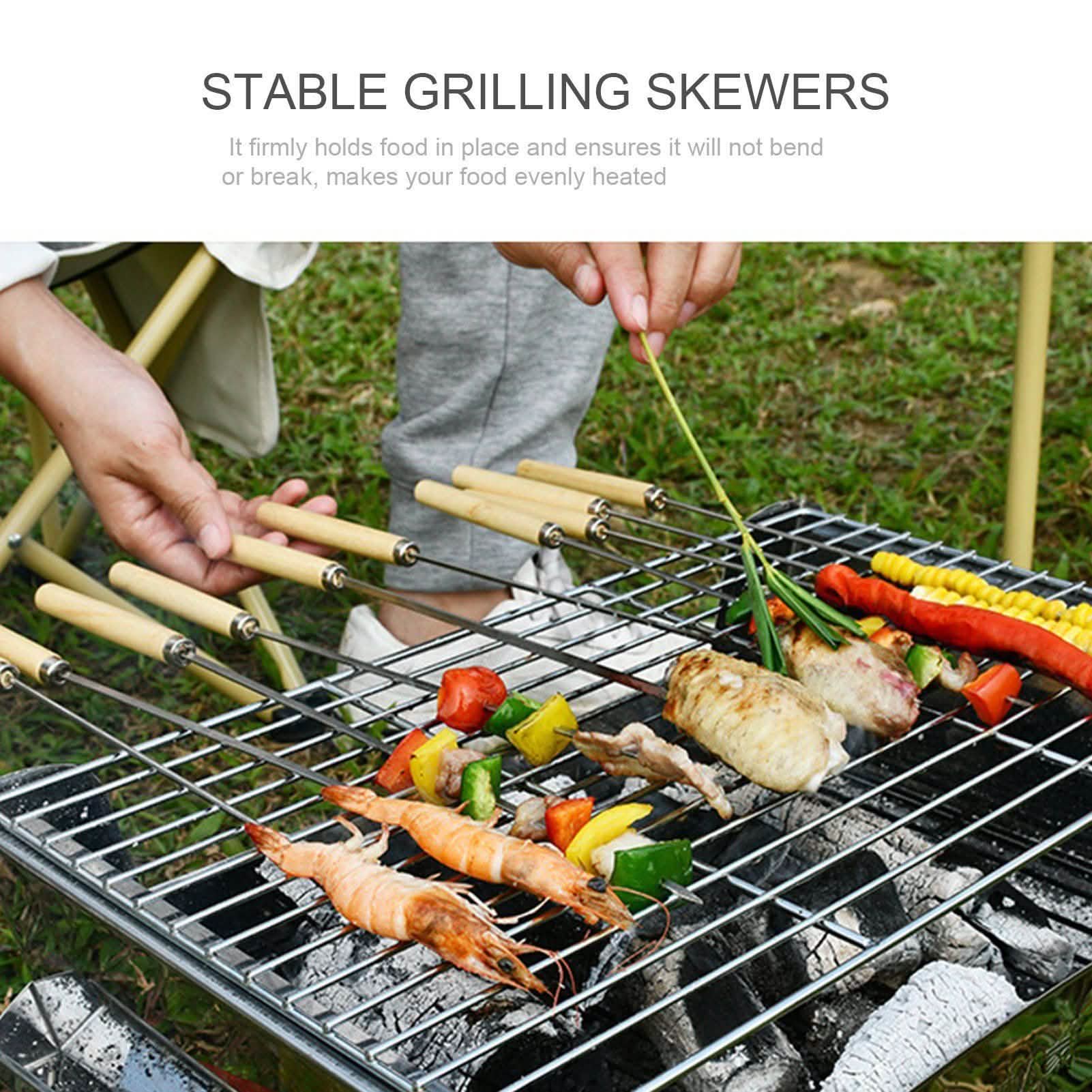 20-Piece: Barbecue Skewer Grilling Kabob DailySale