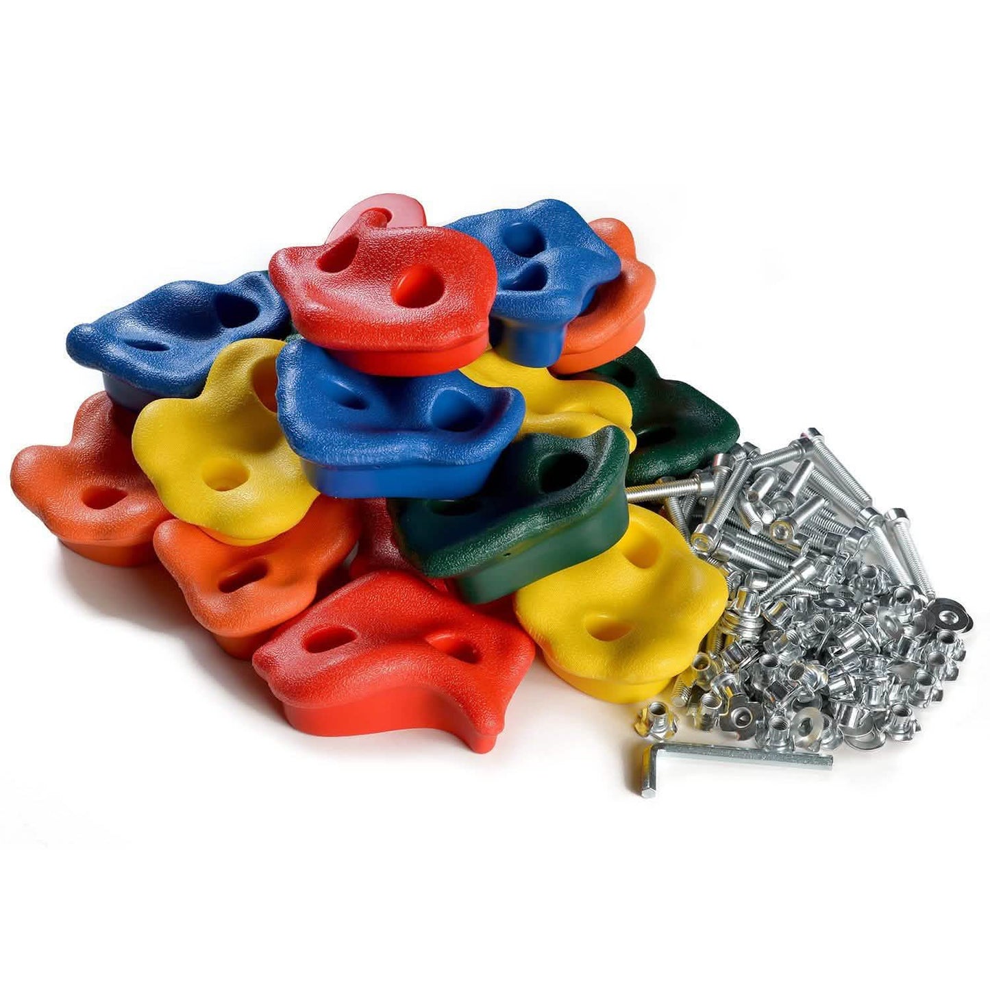 20-Piece: Climbing Wall Holds Indoor Outdoor Playground Set DailySale
