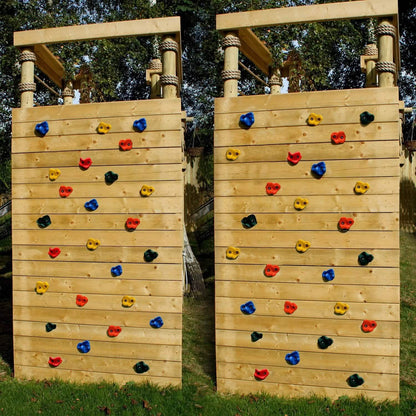 20-Piece: Climbing Wall Holds Indoor Outdoor Playground Set DailySale