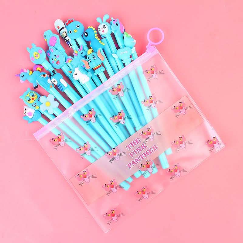 20-Piece: Cute Gel Cartoon Pen Set DailySale