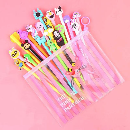 20-Piece: Cute Gel Cartoon Pen Set DailySale