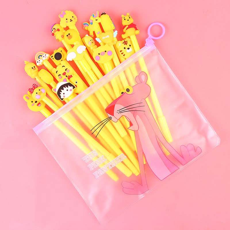 20-Piece: Cute Gel Cartoon Pen Set DailySale