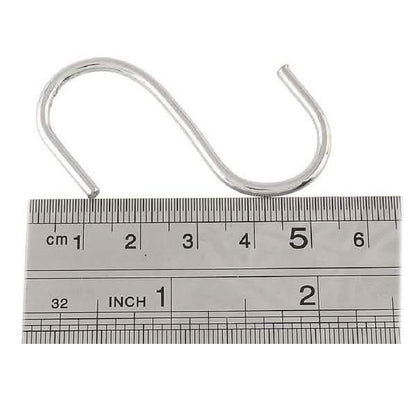 20-Piece: Household Holder Kitchen Stainless Steel S Shaped Hooks DailySale